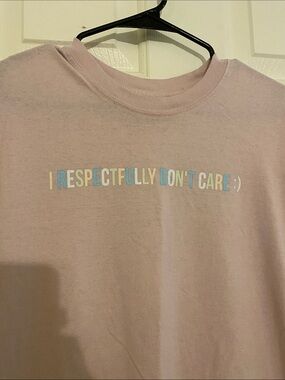 Women’s Short Sleeve Graphic Tee - Pale Pink